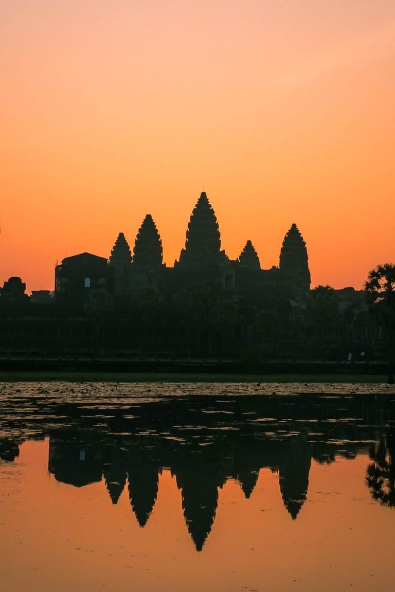 Angkor Wat Temple in Siem Rep Cambodia Asia