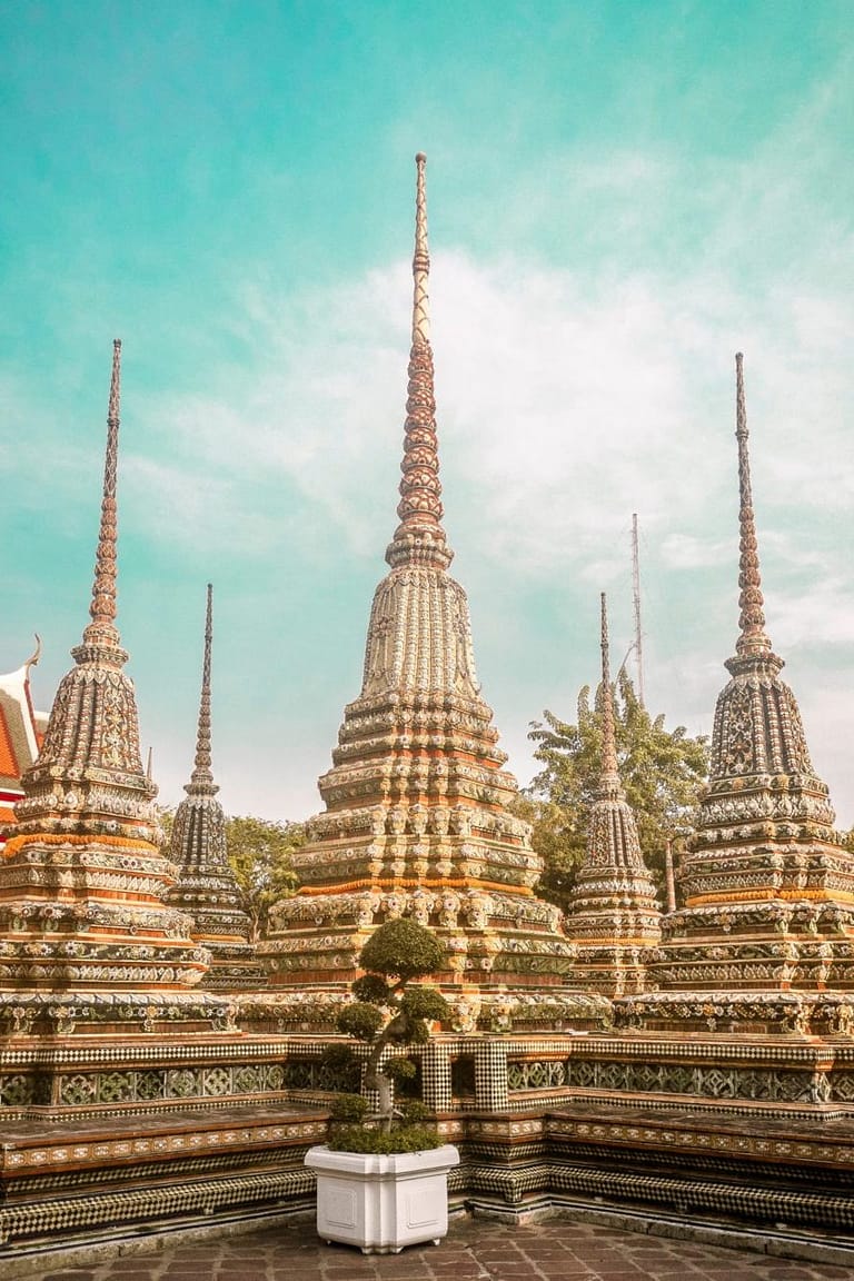 Grand Palace Temple in Bangkok Thailand Asia